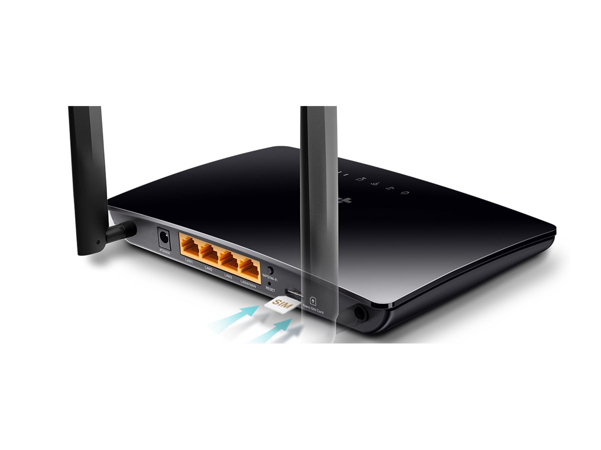 TP-Link Archer MR402 V1 wireless router WWAN Wi-Fi 5 4G 3G Usage / lifestyle Close-up 72100