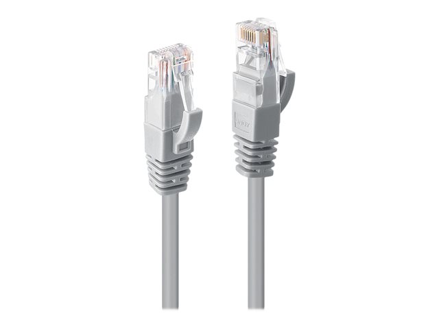 Image of Lindy patch cable - 10 m - grey