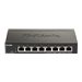 DGS 1100-08PV2 - Switch - smart - 8 x 10/100/1000 