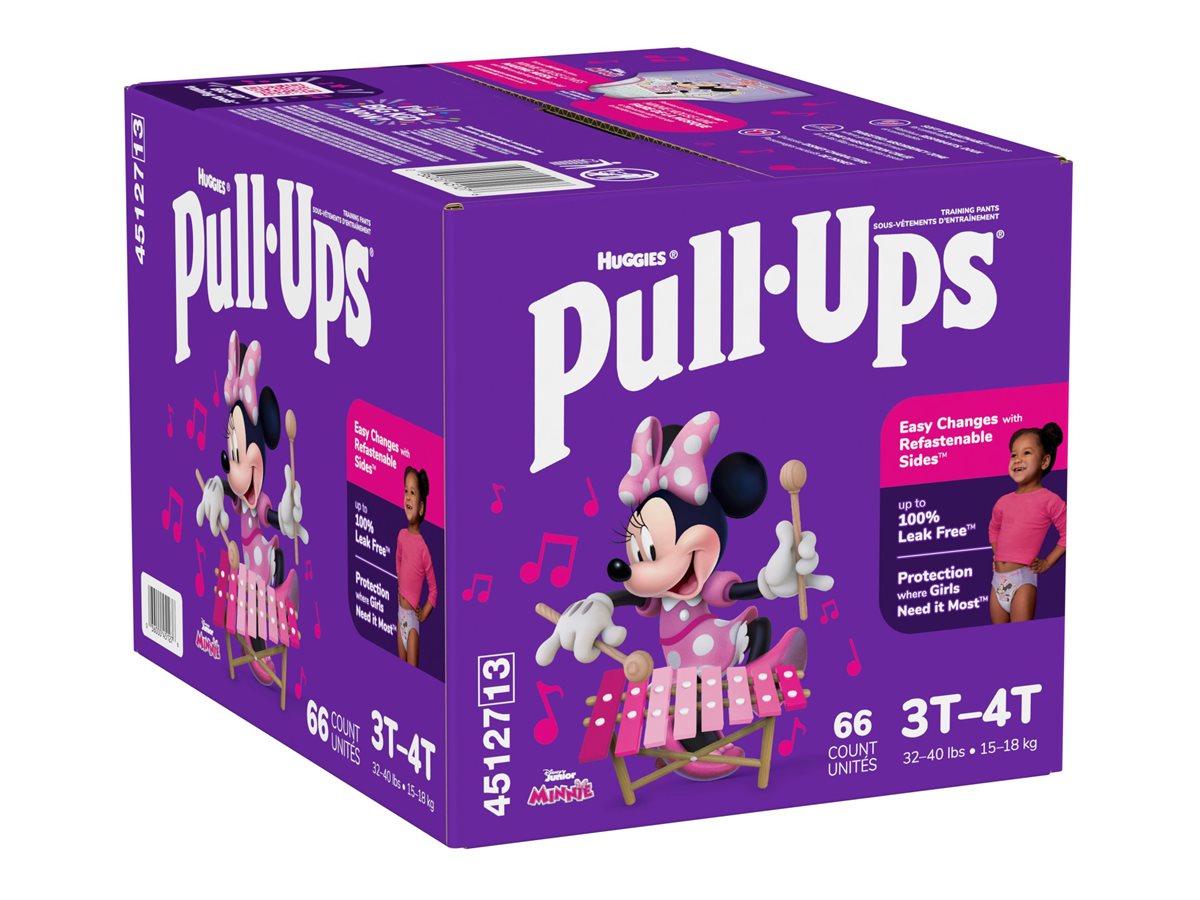 Pull-Ups New Leaf Girls' Potty Training Pants 3T-4T (32-40 lbs