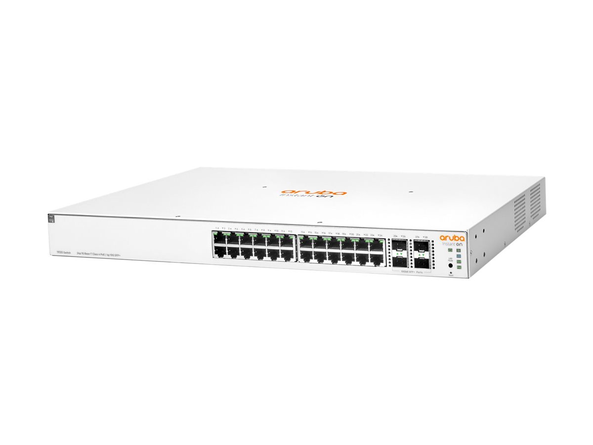 HPE Networking Instant On 1930 24G Class4 PoE 4SFP/SFP+ 370W Switch