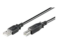 goobay USB 2.0 USB-kabel 1.8m Sort