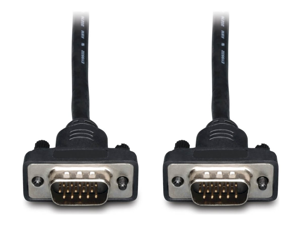 Tripp Lite 6ft VGA Coax Monitor Cable Low Profile with RGB High Resolution HD15 M/M 6'