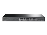 TP-Link JetStream TL-SG2428P - switch - 24 ports - smart - rack-mountable