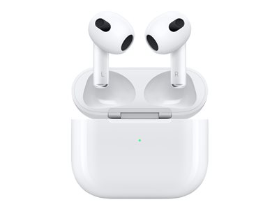 Apple AirPods with Lightning Charging - 3. generation - ægte trådløse øretelefoner med mik. - ørespids - Bluetooth - hvid - for iPhone/iPad/iPod/ TV/iWatch/MacBook/Mac/iMac (MPNY3DN/A) | Atea eShop | Erhverv
