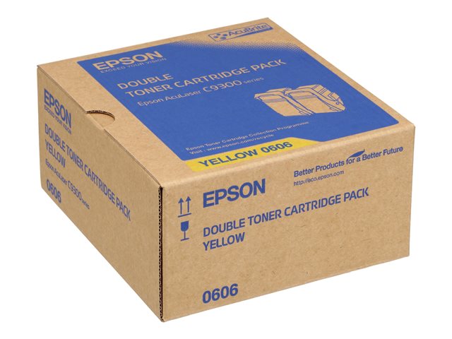 EPSON Toner Double Pack Yellow 7.5kx C13S050606