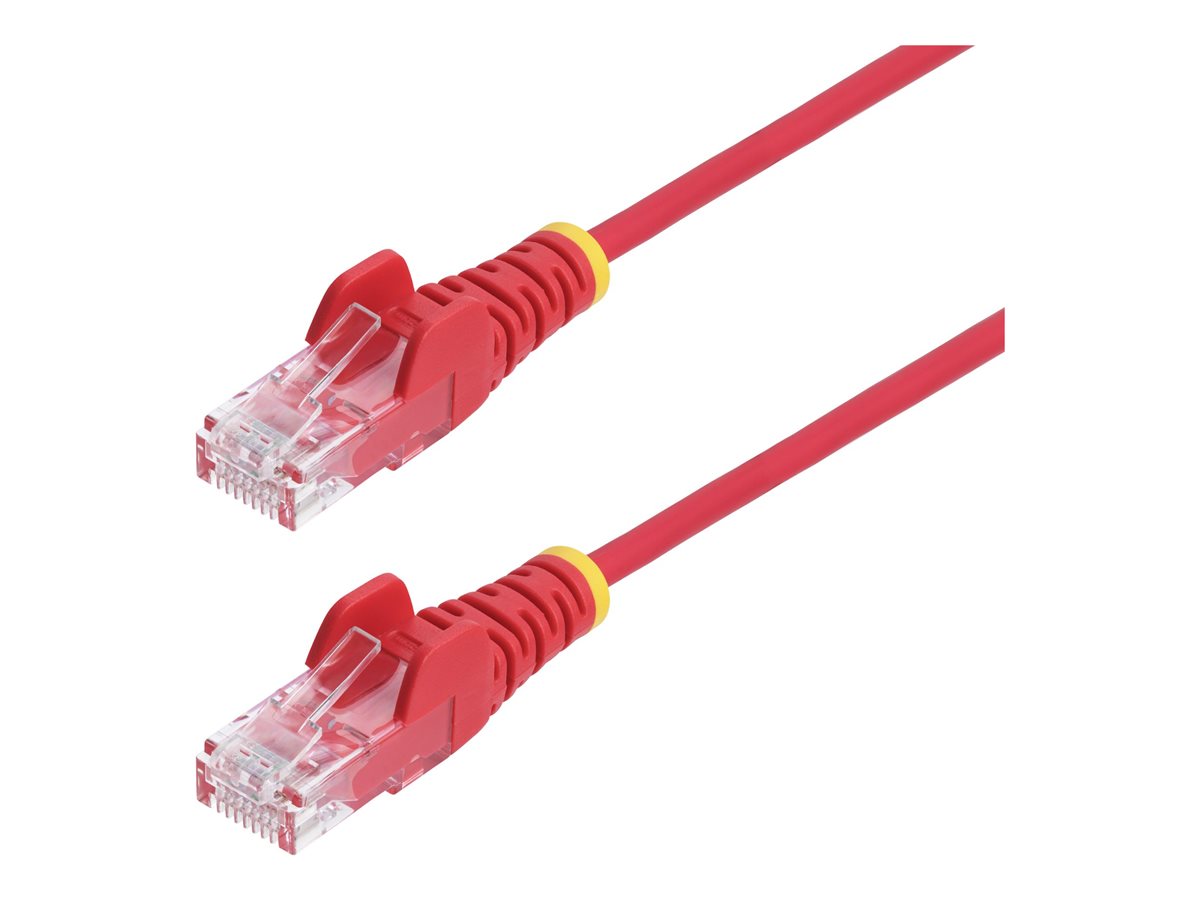 25cm Red Slim CAT6 Ethernet Cable