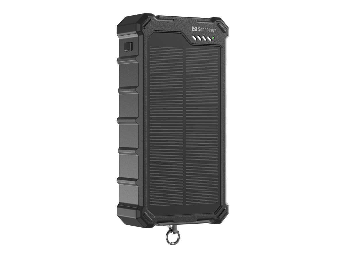 SANDBERG Solar Powerbank, CampLED, 20000