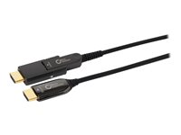 MicroConnect Premium HDMI han (input) -> Mikro HDMI han (output) 70 m Sort