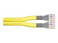 DIGITUS CAT 7a S/FTP 500m Installationskabel Gul RAL 1016
