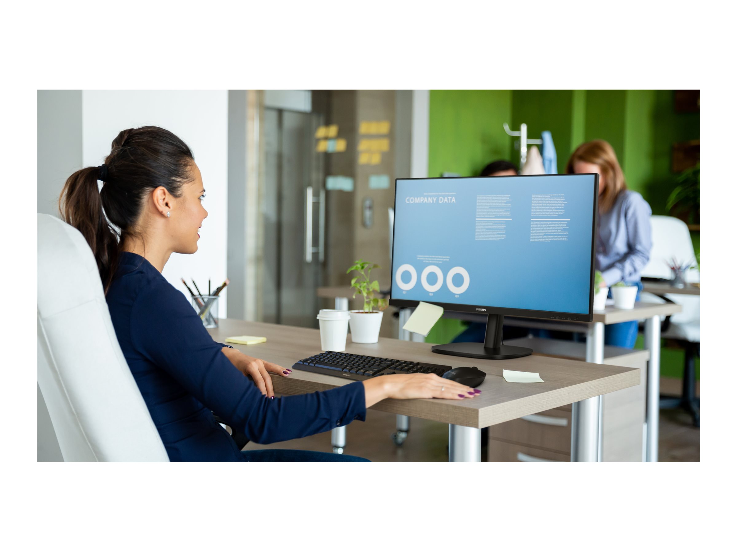 Philips 32B2N3500 3000 Series LED monitor QHD Product shot Bottom 75700