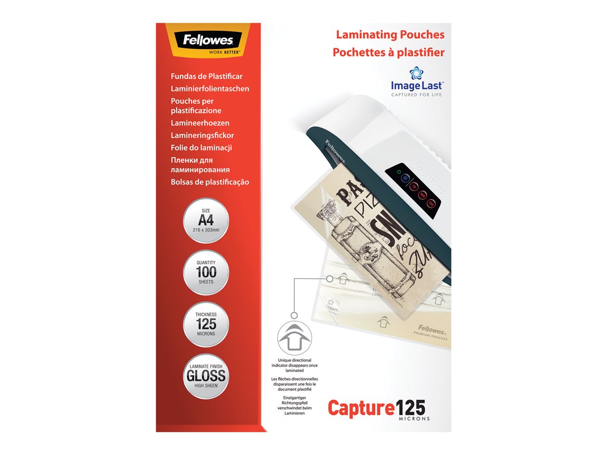 FELLOWES IL POCHETTES A4 125 MICRONS X