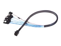 SilverStone Seriel ATA-kabel Sort Blå 60cm