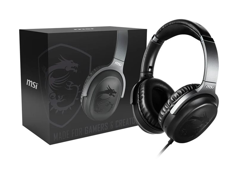MSI H901 Limited Edition headset What's in the box Right-angle 77185