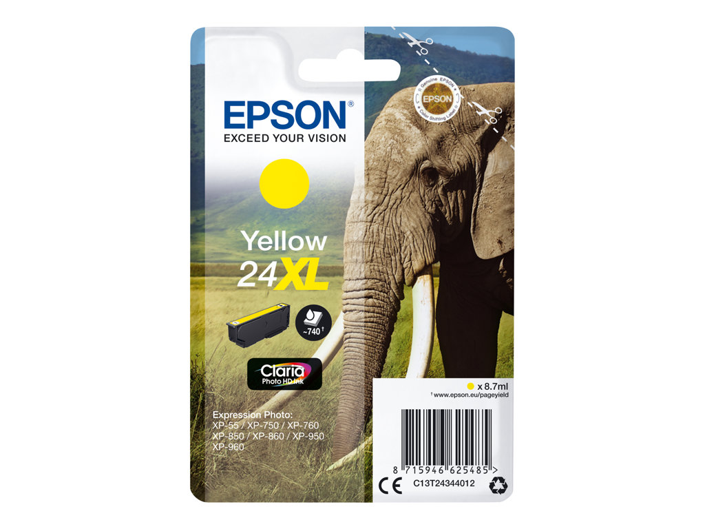 EPSON 3LB 24XL yellow ink BLISTER w/s