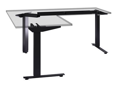 Humanscale eFloat Lite Sit/standing desk frame 90° corner black base