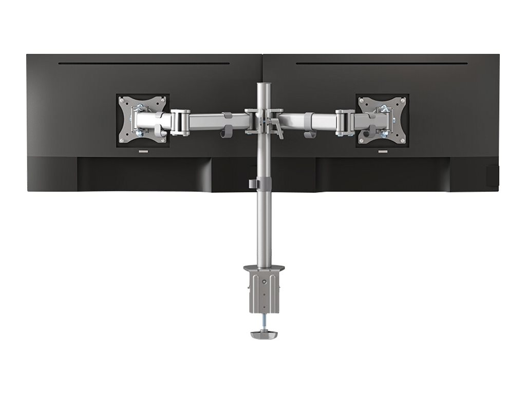 NEOMOUNTS Flat Desk Mount 2 screens Silv