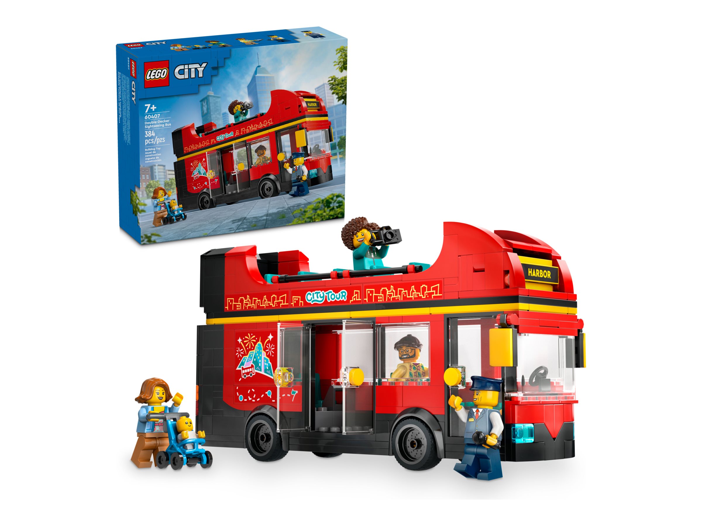 LEGO City - Red Double-Decker Sightseeing Bus