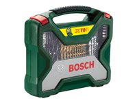 Bosch X-Line Titanium Skruetrækker, borebit og sokkelsæt