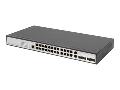 DIGITUS Switch 24-Port Gigabit Managed schwarz Switche