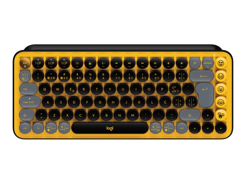 Logitech POP Keys - klávesnice - QWERTY - portugalská - blast Vstupní zařízení