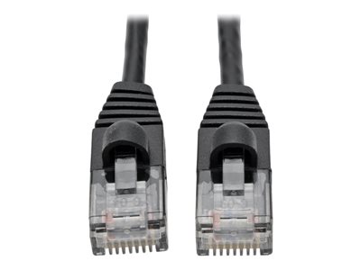 Tripp Lite Cat6a 10G Snagless Molded Slim UTP Network Patch Cable (RJ45 M/M), Black, 6 ft.