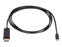 Akyga Adapter 24 pin USB-C han (input) -> 20 pin DisplayPort han (output) 1.8 m Sort