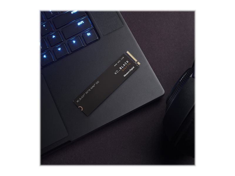WD_BLACK SN770 WDS100T3X0E - SSD - 1 To - PCIe 4.0 x4 (NVMe) (WDS100T3X0E)