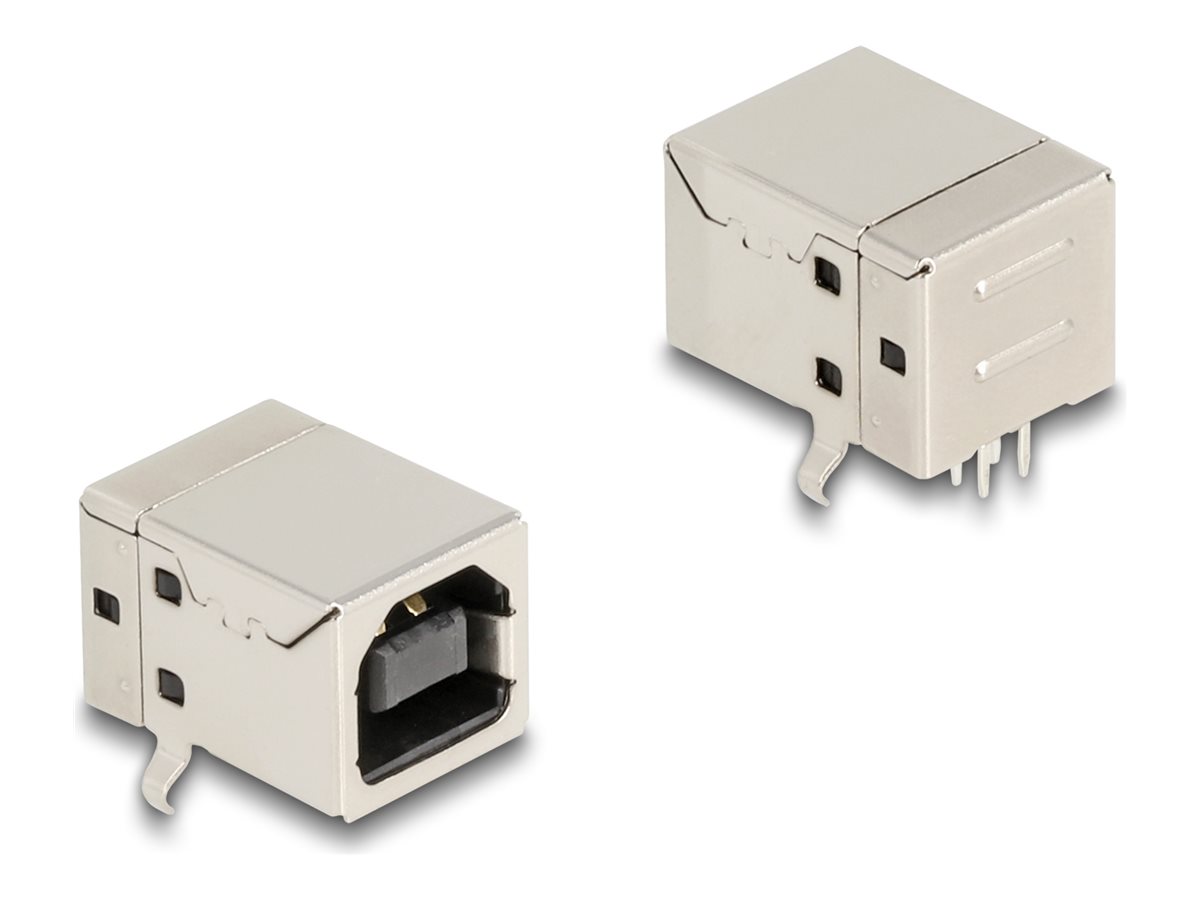 USB 2.0 Type-B female 4 pin THT connecto