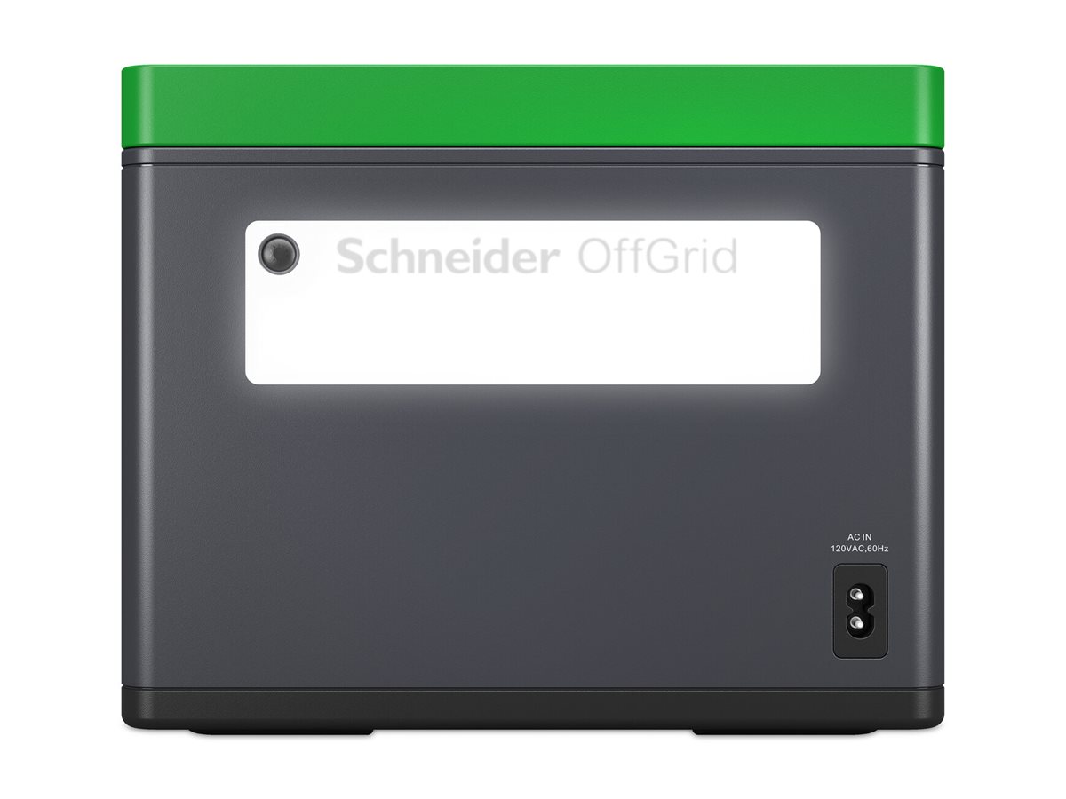 Schneider OffGrid 730 - přenosná napájecí stanice - LCD, 2 zásuvky BS1363, sinusový průběh, 3 USB-A, 2 USB-C, bezdrátová nabíječka - 700 Watt - Li-Ion - 738 Wh – foto 3