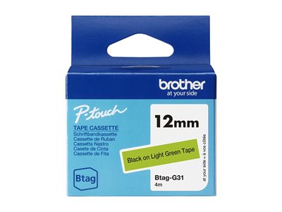 BROTHER 12MM BTAGG31 Tape Black BROTHER 12MM BTAGG31 Tape Black