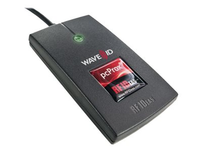 rf IDEAS WAVE ID Solo Keystroke CSN Black Reader