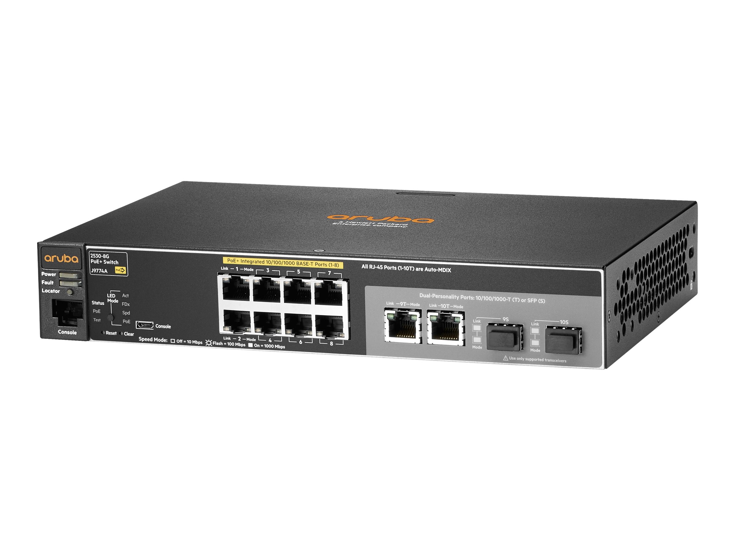 HPE Aruba 2530-8G-PoE+