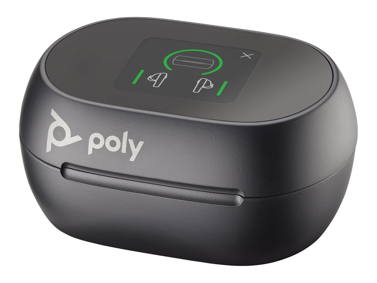 Poly Voyager Free 60+ UC M Carbon Black Earbuds +BT700 USB-C Adapter +Touchscreen Charge Case – foto 8