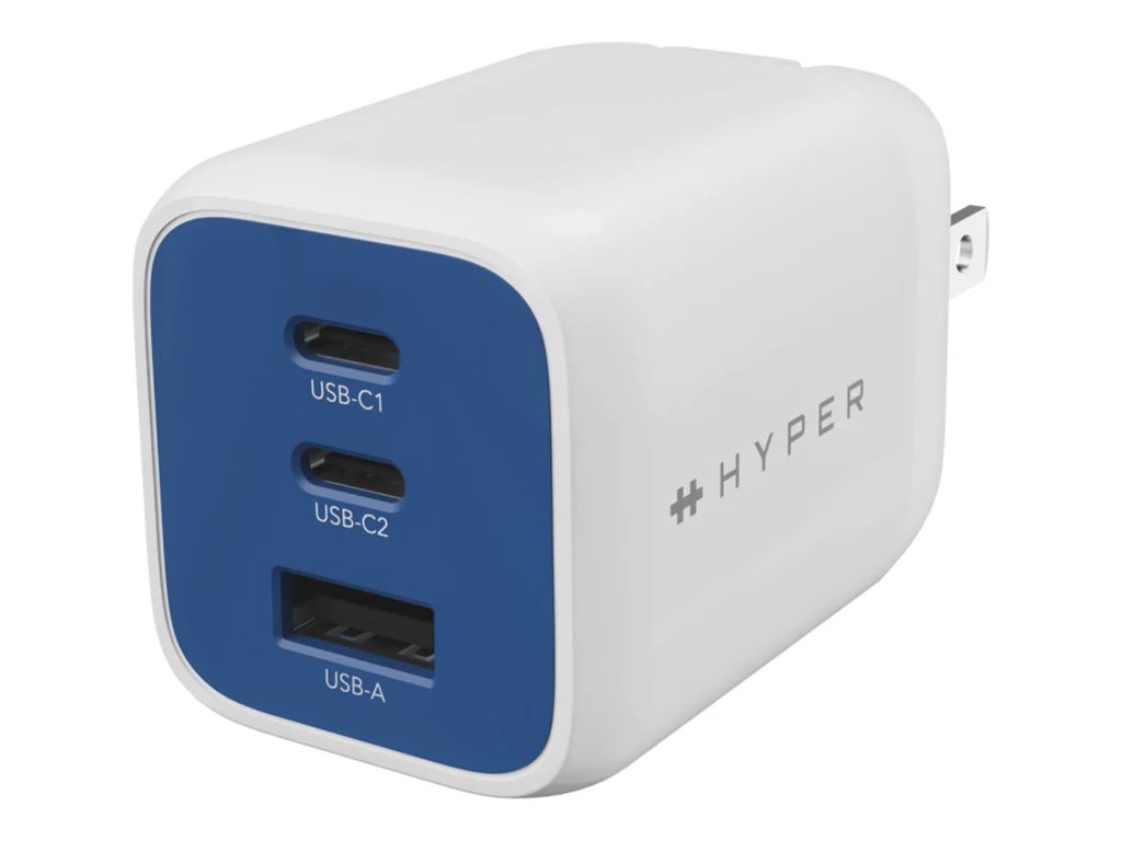 Targus HyperJuice Flex síťový adaptér - GaN - 2 x USB-C, USB - 65 watt