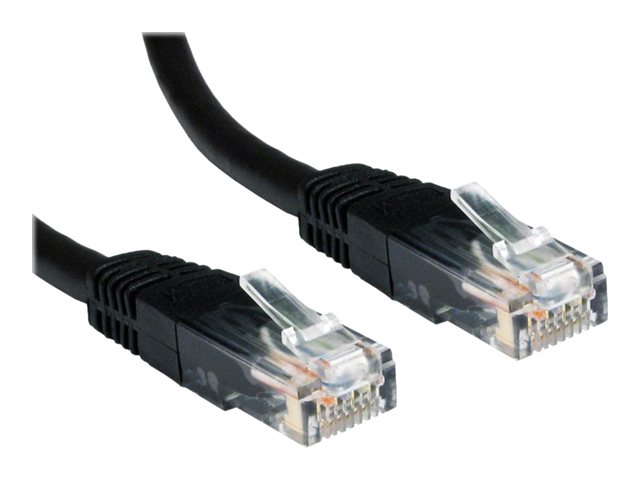 Cables Direct patch cable - 25 cm - black