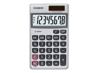 Casio SL-300SV Pocket calculator 8 digits solar panel, mem image