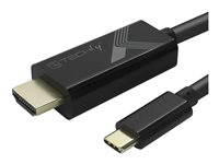 TECHly Videoadapterkabel USB-C / HDMI 5m Sort