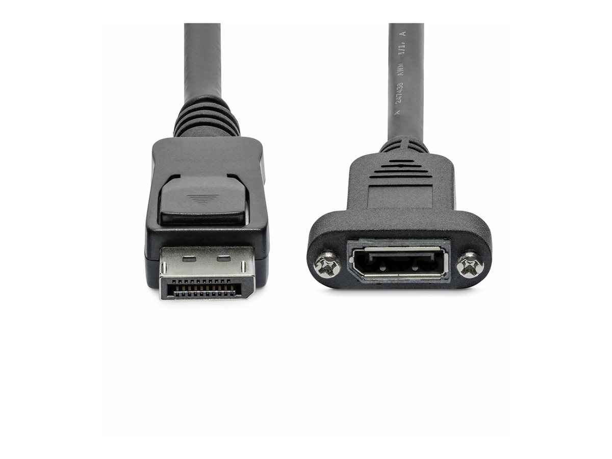 StarTech.com 3 ft. (0.9 m) Displayport Male to Female Cable - Mounting - Latched Connectors - DisplayPort - DP Monitor Cable (DPPNLFM3) - kabel DisplayPort - 91.4 cm – foto 2