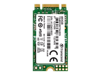 SSD 480GB Transcend M.2 MTS420S (M.2 2242) 3D NAND, SATA3 - TS480GMTS420S