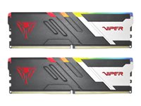Patriot Viper Venom RGB DDR5 series DDR5 SDRAM 32GB kit 6400MHz CL32  On-die ECC DIMM 288-PIN