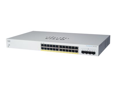 Cisco Business 220 Series CBS220-24P-4G - switch - 28 ports - smart ...