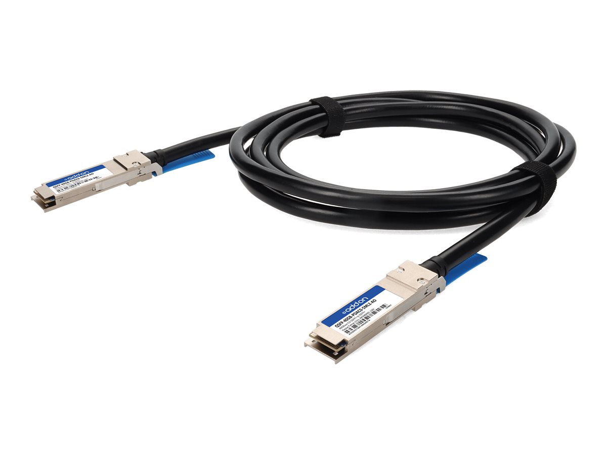 MSA & TAA COMP DAC40G-CU QSFP+ 30AWG LSZH 0.5M