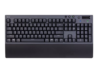 Thermaltake W1 WIRELESS Keyboard wireless 2.4 GHz, Bluetooth 4.2, USB-C US 