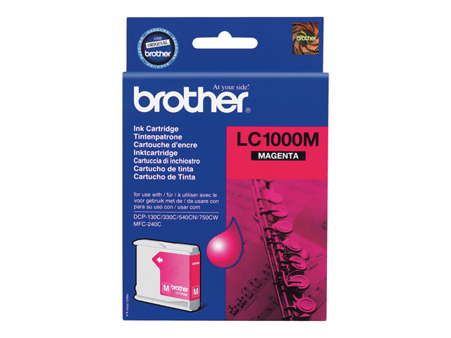 BROTHER LC1000M ink magenta 400pages