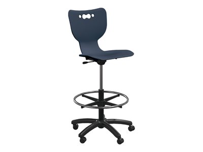 MooreCo Hierarchy Chair ergonomic swivel plastic, steel yellow
