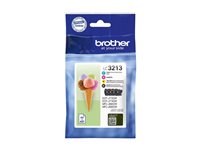 Brother LC3213 Value Pack - 4-pack - black, yellow, cyan, magenta - original - ink cartridge