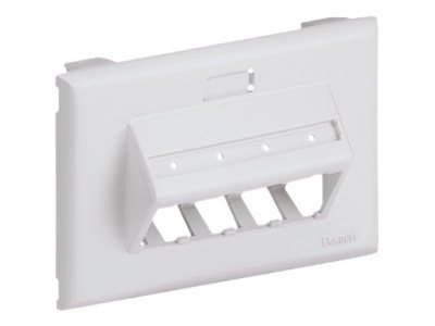 Panduit MINI-COM Ultimate ID Sloped Snap-on Faceplate