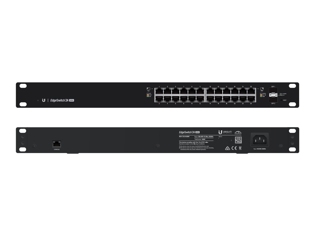 Ubiquiti EdgeSwitch 24 - přepínač - 24 porty - řízený - Lze montovat do rozvaděče – foto 2