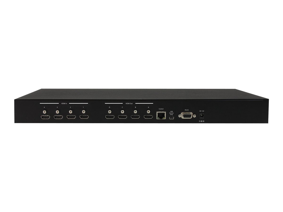 StarTech.com 4x4 HDMI Matrix Switch with Picture-and-Picture Multiviewer or Video Wall - 4x4 Matrix Switch with Video Combining (VS424HDPIP) - spínač video/audio - 4 porty – foto 3